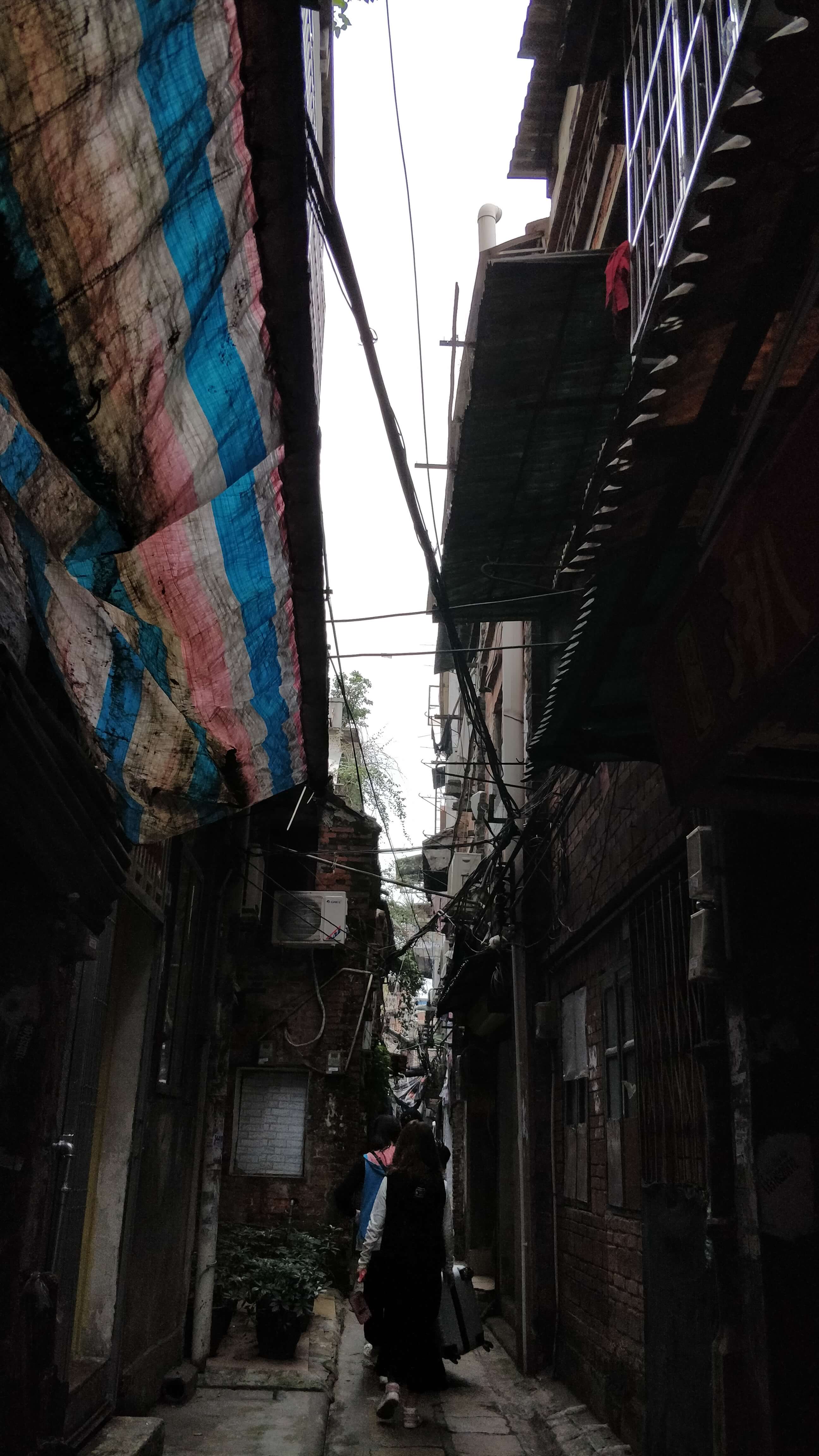 An alleyway in Daxin